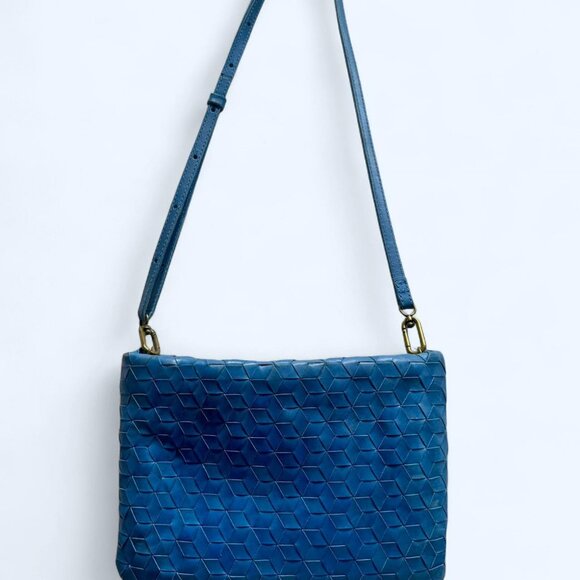 Madewell The Puff Woven Crossbody Long Strap Shoulder Bag Purse NWT - Picture 1 of 3